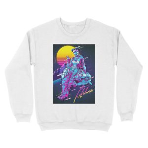 Alternative view of Apex Legends - Lifeline 80s Retro Unisex Crewneck Sweatshirt