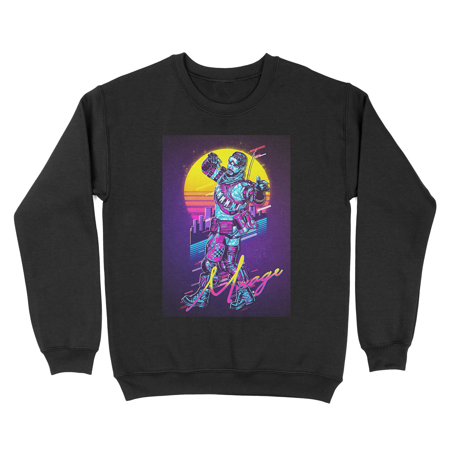 Apex Legends - Mirage 80s Retro Unisex Crewneck Sweatshirt
