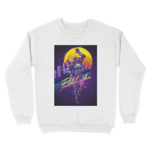 Alternative view of Apex Legends - Pathfinder 80s Retro Unisex Crewneck Sweatshirt
