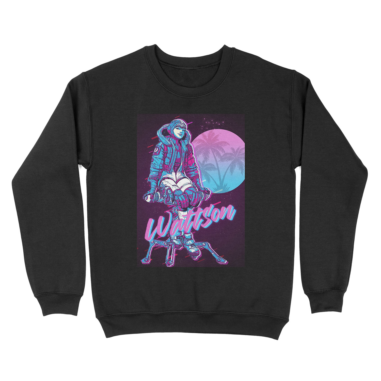 Apex Legends - Wattson 80s Retro Unisex Crewneck Sweatshirt