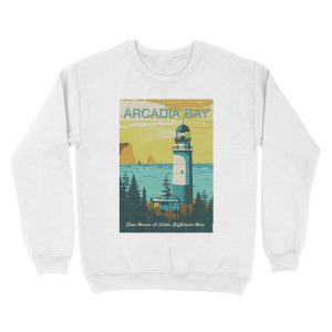 Alternative view of Arcadia Bay - Vintage Tourism Unisex Crewneck Sweatshirt