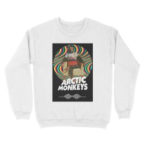 Alternative view of arctic monkey art Unisex Crewneck Sweatshirt