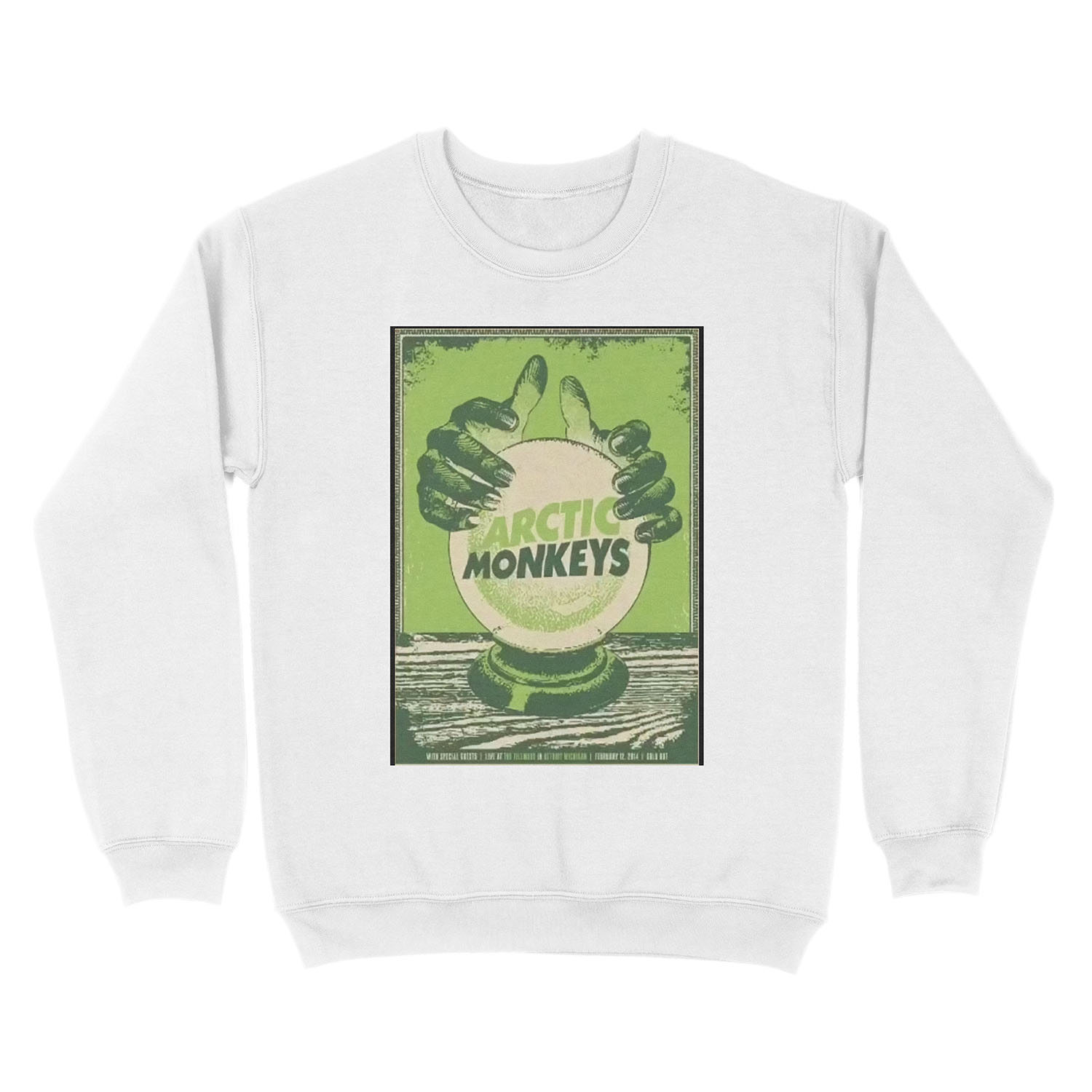 arctic monkey Unisex Crewneck Sweatshirt - Image 2