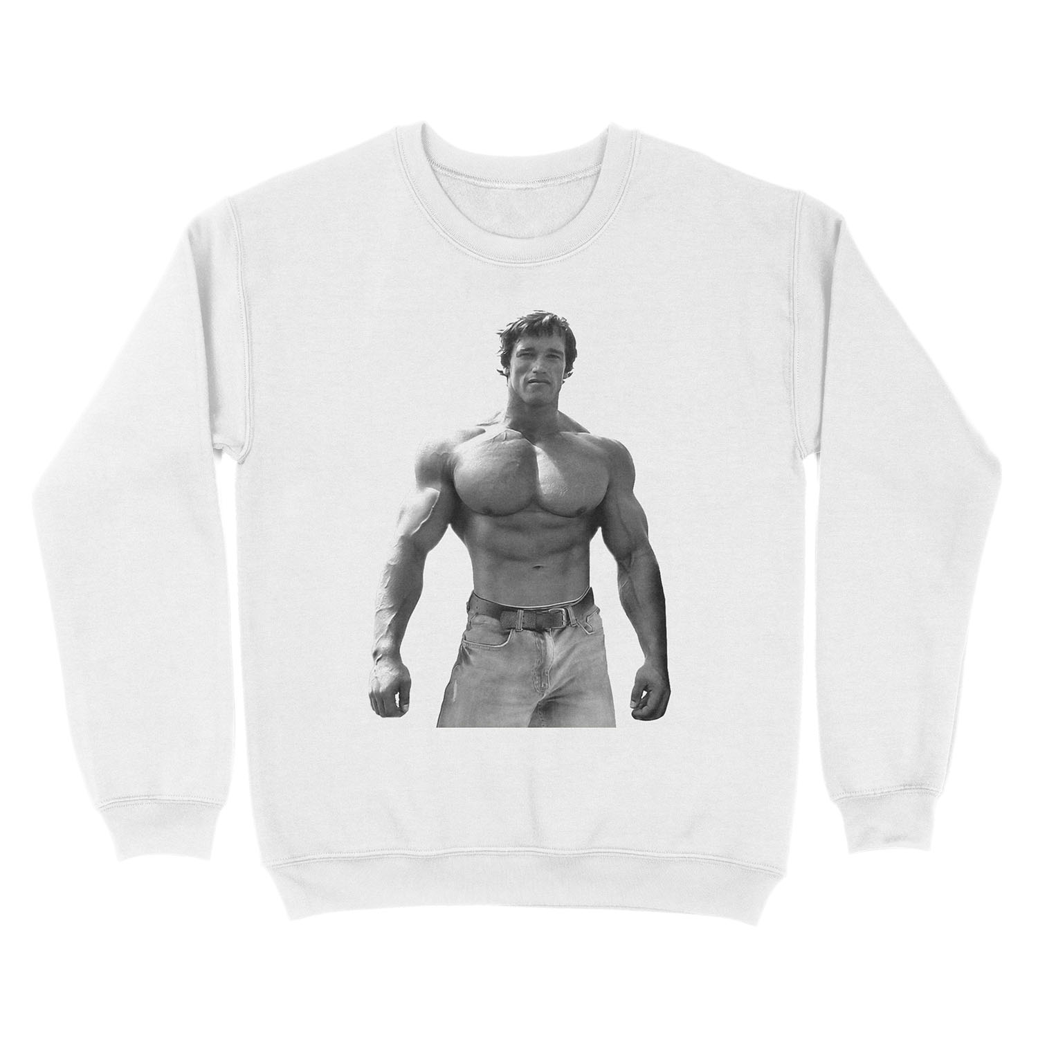 Arnold Pose Unisex Crewneck Sweatshirt - Image 2