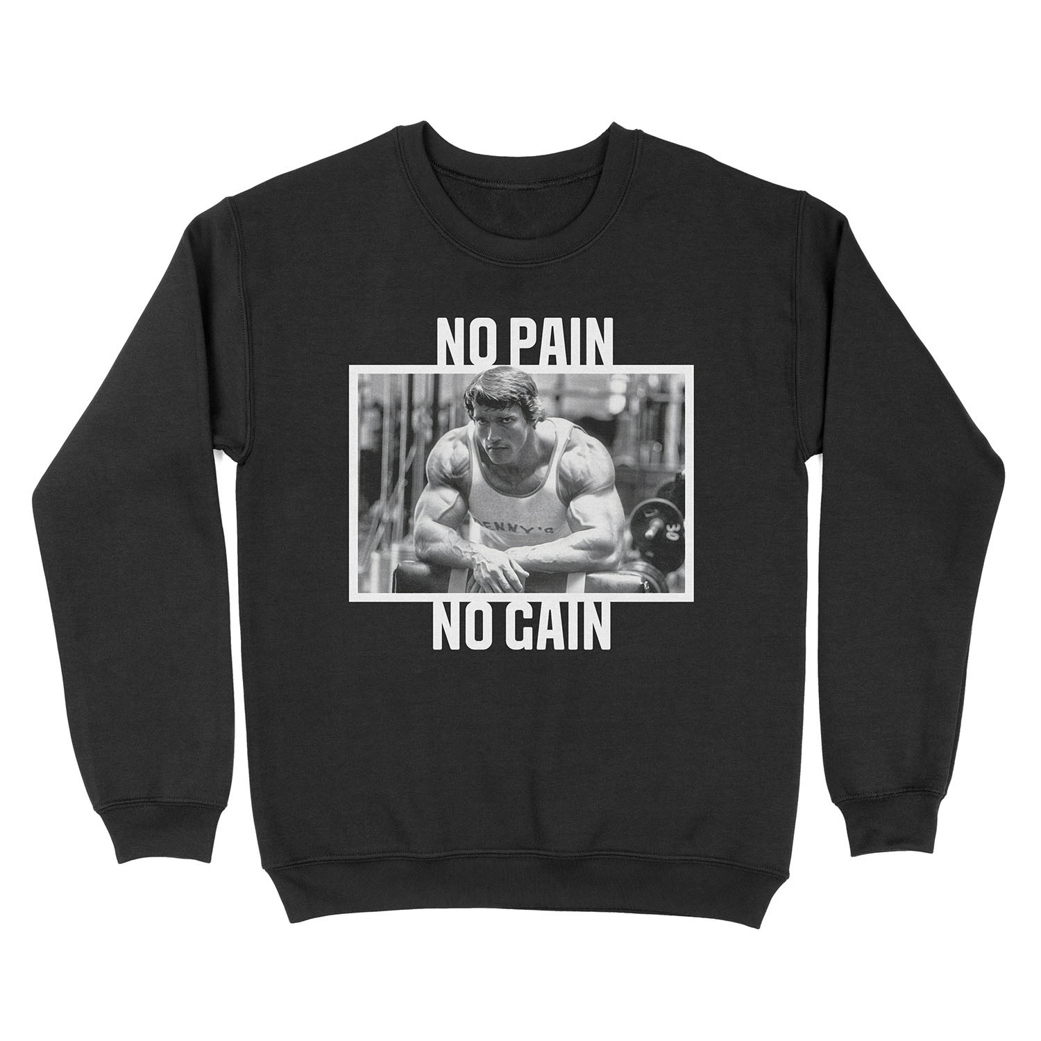 Arnold Schwarzenegger No Pain No Gain Unisex Crewneck Sweatshirt
