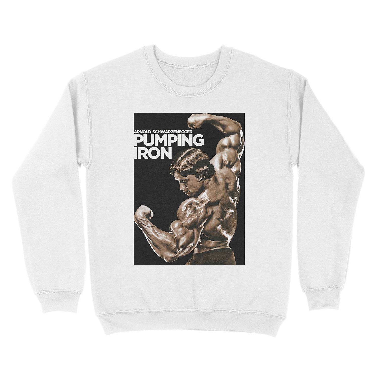 Arnold Schwarzenegger Pumping Iron Unisex Crewneck Sweatshirt - Image 2