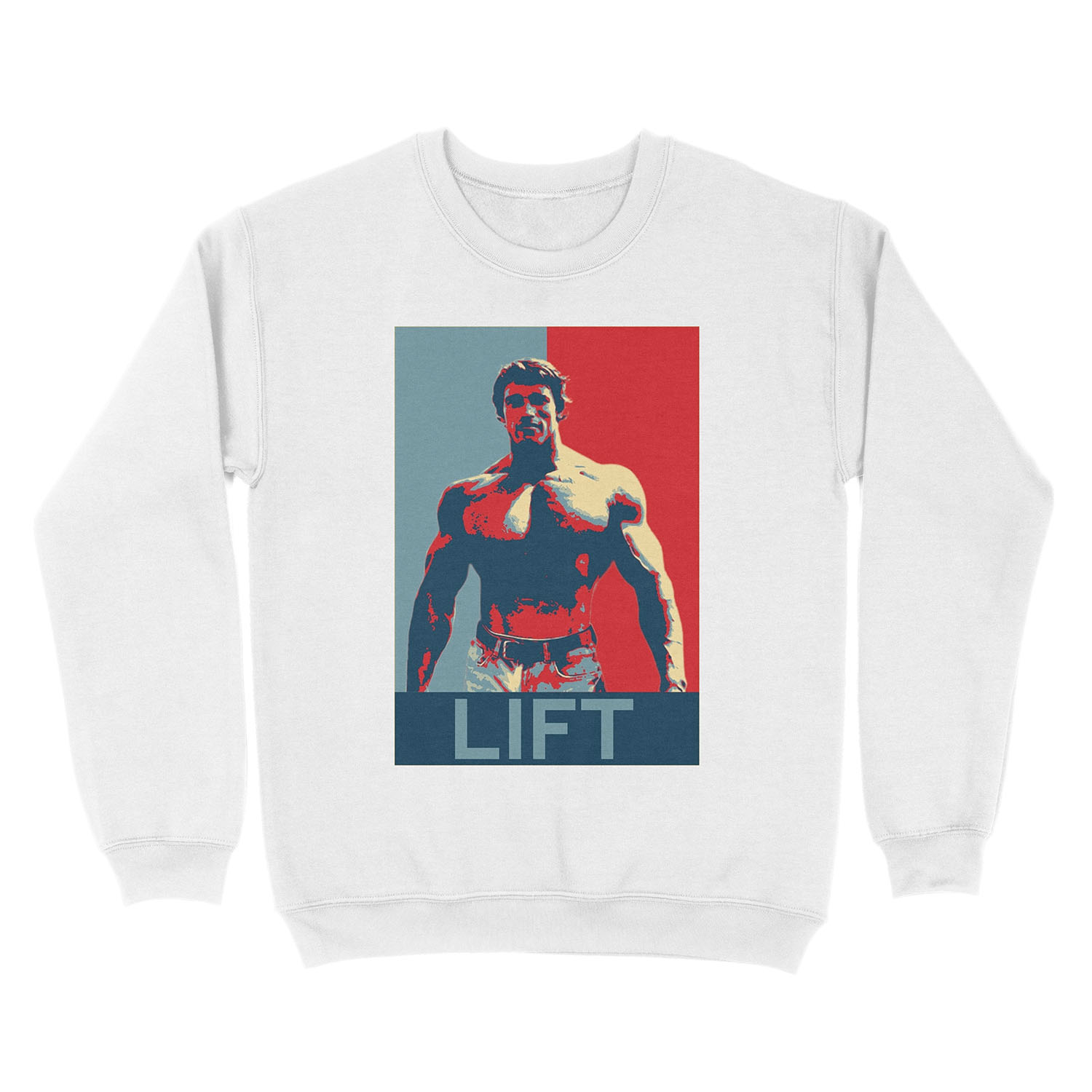 Arnold Training Lift Gym Unisex Crewneck Sweatshirt - Image 2