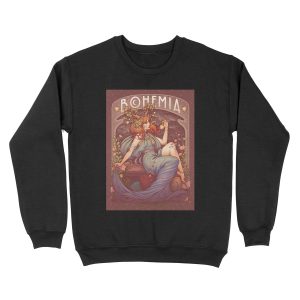 Art Nouveau BOHEMIA Unisex Crewneck Sweatshirt