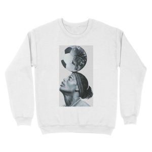 Alternative view of Art Ronaldinho Illustration Unisex Crewneck Sweatshirt