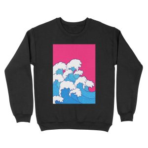 As the waves roll in Unisex Crewneck Sweatshirt