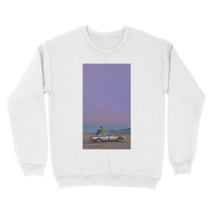 Alternative view of Asap rocky testing car Unisex Crewneck Sweatshirt