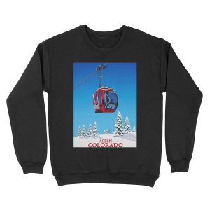 Aspen Ski Resort Unisex Crewneck Sweatshirt