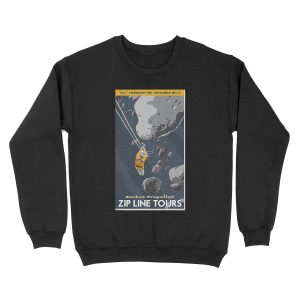 Asteroids Travel Unisex Crewneck Sweatshirt