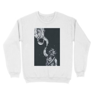 Alternative view of Astronaut and Diver - Last Frontiers Unisex Crewneck Sweatshirt