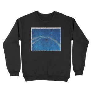 ASTRONOMY NORTHERN CONSTELLATIONS; Vintage Map Print Unisex Crewneck Sweatshirt