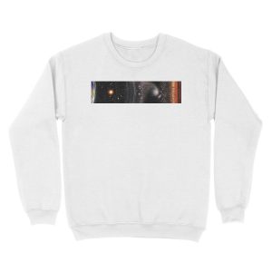 Alternative view of ATLAS OF THE UNIVERSE (english version) Unisex Crewneck Sweatshirt