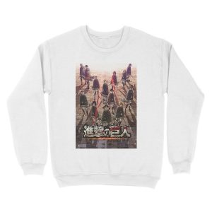 Alternative view of attack on titan design 20 Unisex Crewneck Sweatshirt