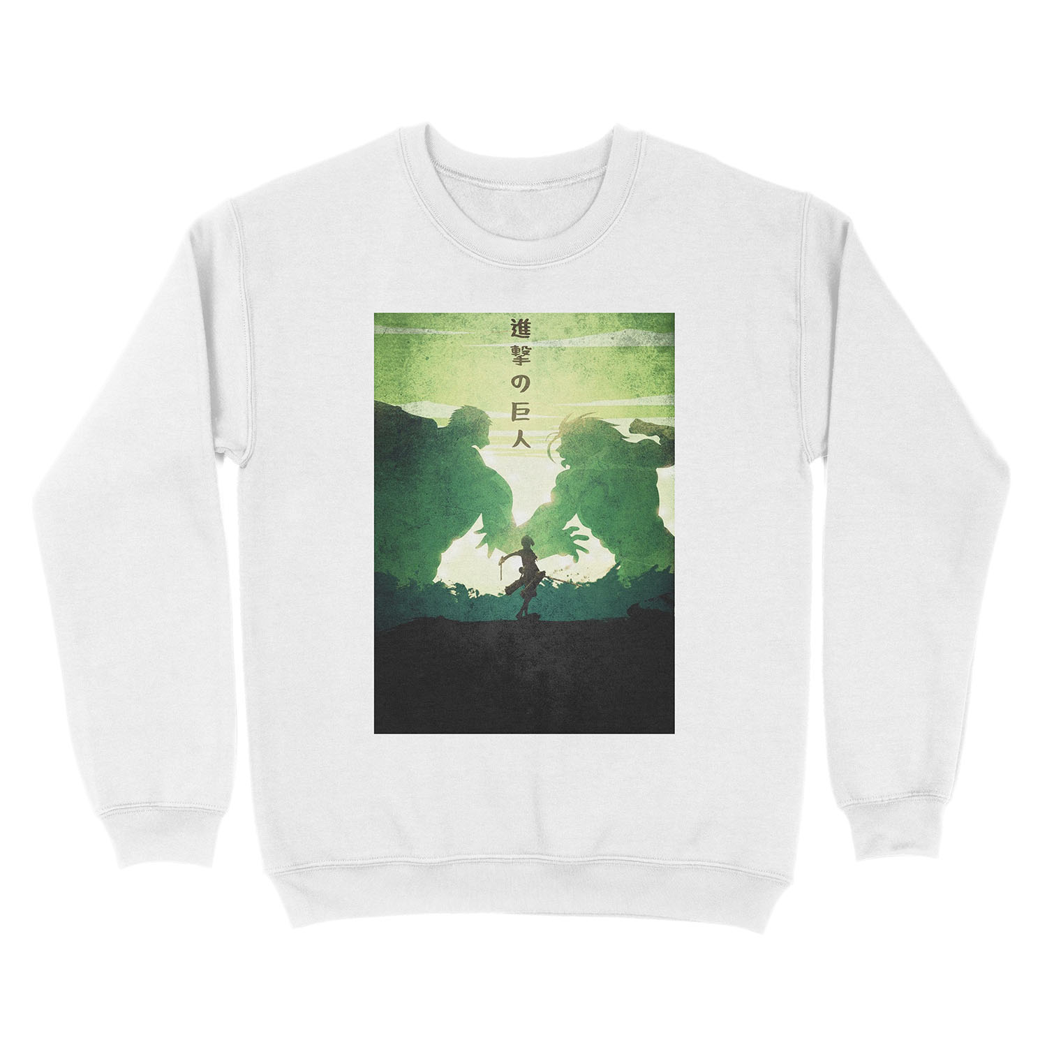 attack on titan design 35 Unisex Crewneck Sweatshirt - Image 2