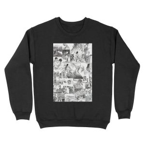 Attack on Titan Manga Collage Unisex Crewneck Sweatshirt