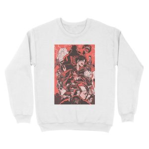 Alternative view of attack the titans Unisex Crewneck Sweatshirt