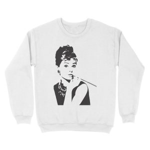 Alternative view of Audrey Hepburn Unisex Crewneck Sweatshirt