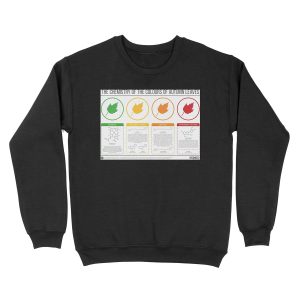 Autumn Leaves Chemistry Unisex Crewneck Sweatshirt