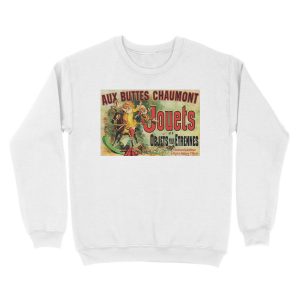 Alternative view of Aux Buttes Chaumont Friends (PUBLIC DOMAIN) Unisex Crewneck Sweatshirt