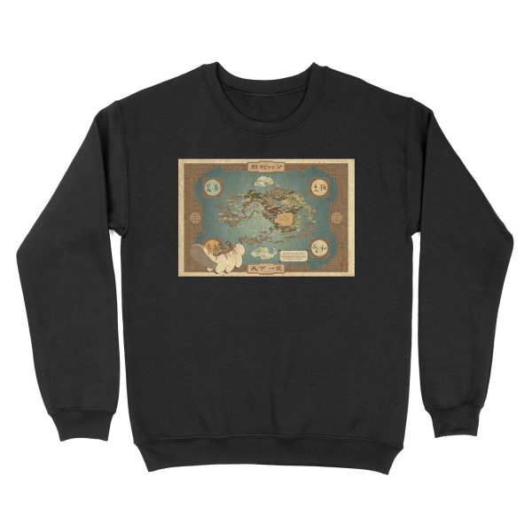 Avatar the Last Airbender Map Unisex Crewneck Sweatshirt