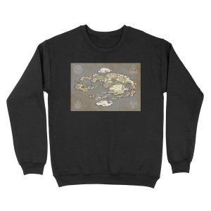 Avatar the Last Airbender World Map Unisex Crewneck Sweatshirt