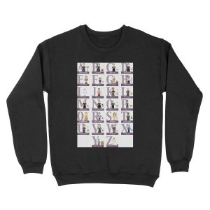 Awesome Females Alphabet Unisex Crewneck Sweatshirt