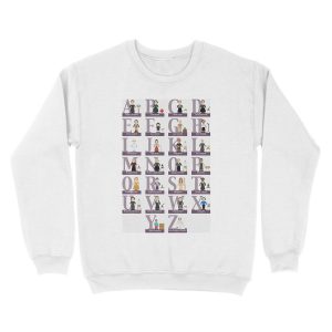 Alternative view of Awesome Females Alphabet Unisex Crewneck Sweatshirt