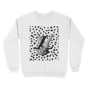 Alternative view of B&W COUTURE Unisex Crewneck Sweatshirt