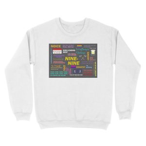 Alternative view of B99 Quotes Unisex Crewneck Sweatshirt
