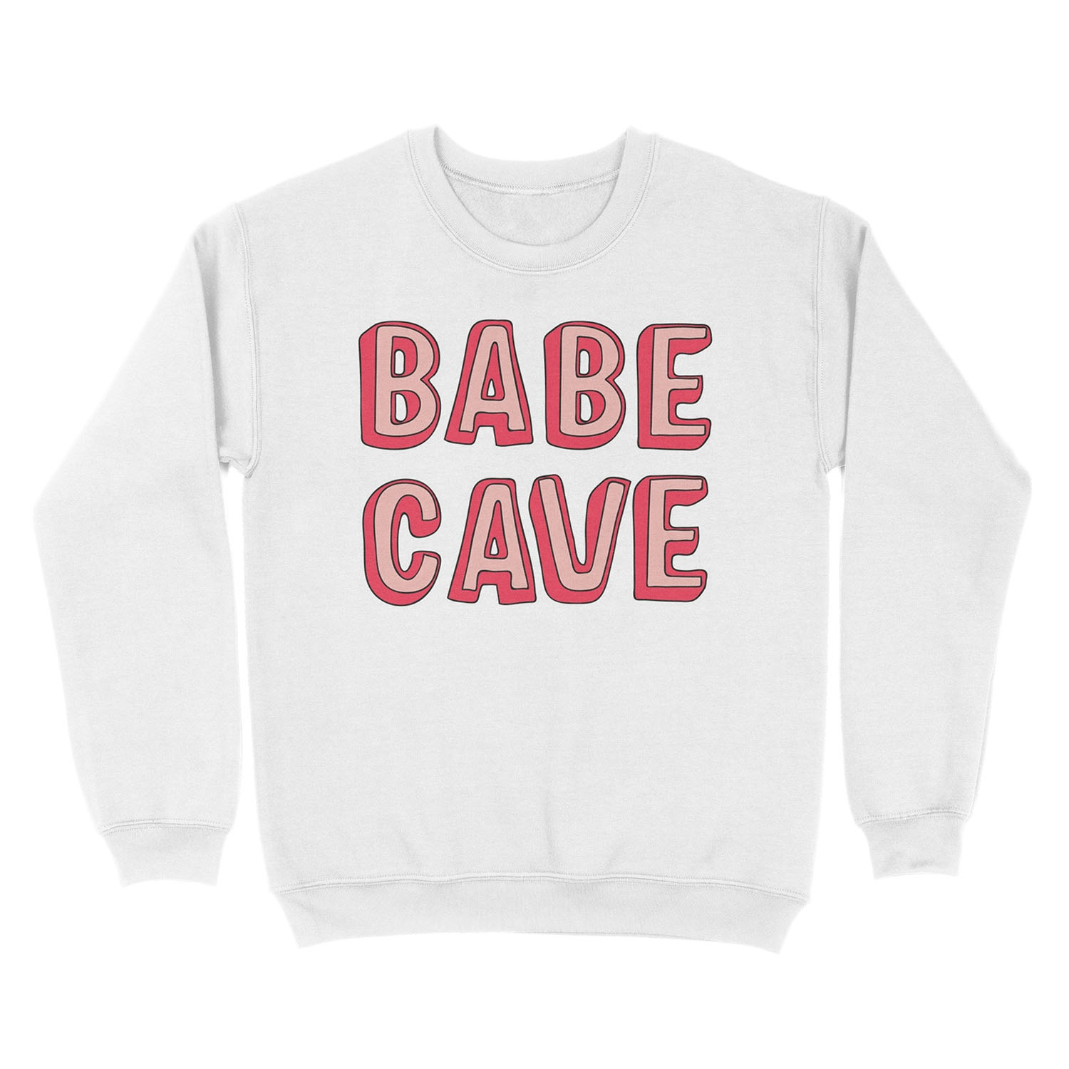 Babe Cave Unisex Crewneck Sweatshirt - Image 2
