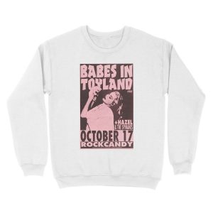 Alternative view of Babes In Toyland gig poster Unisex Crewneck Sweatshirt