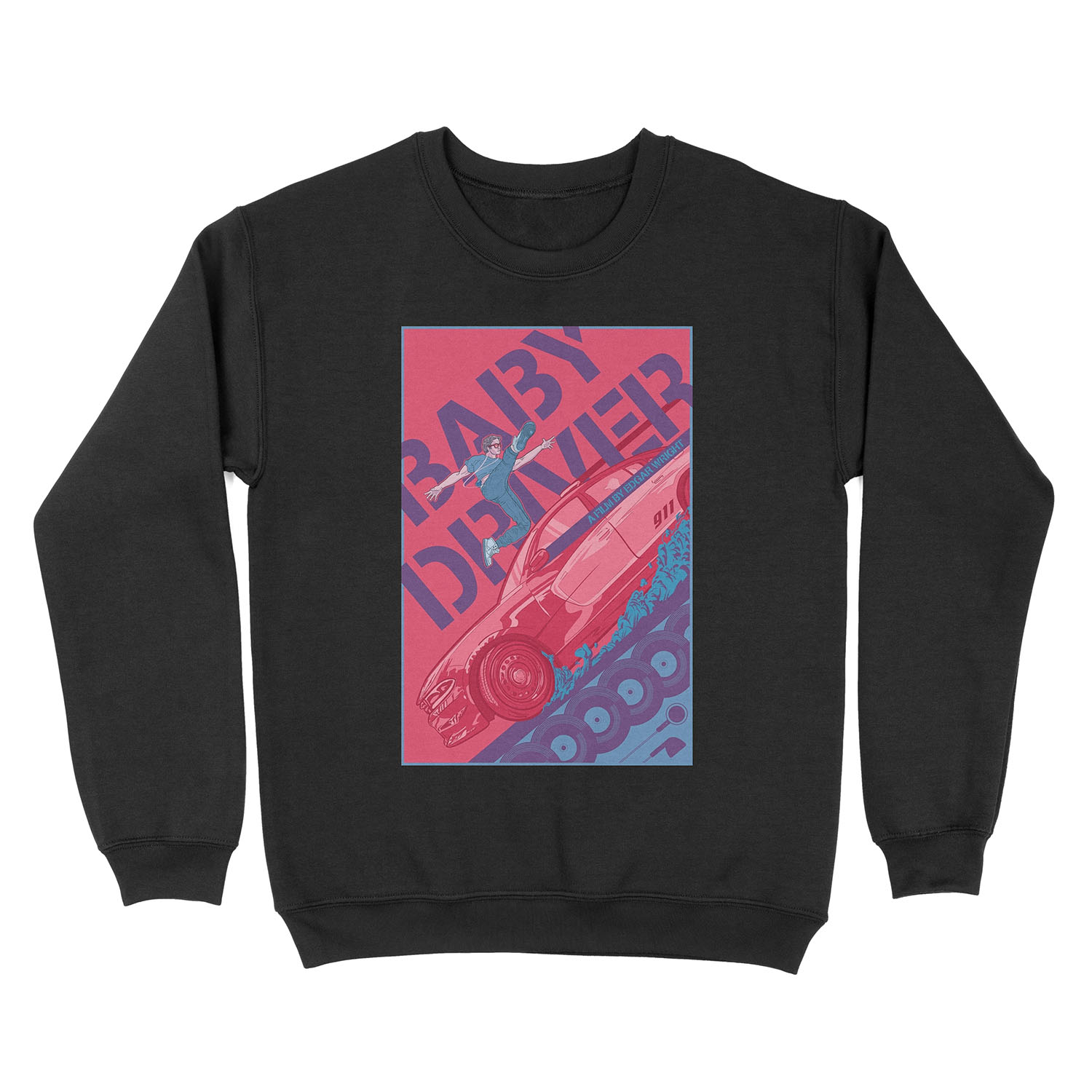 Baby Driver Alternate Movie Unisex Crewneck Sweatshirt
