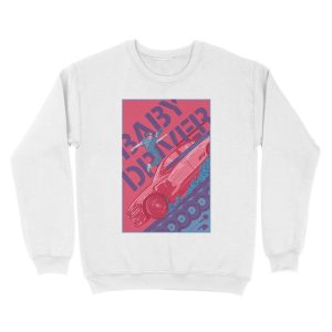 Alternative view of Baby Driver Alternate Movie Unisex Crewneck Sweatshirt
