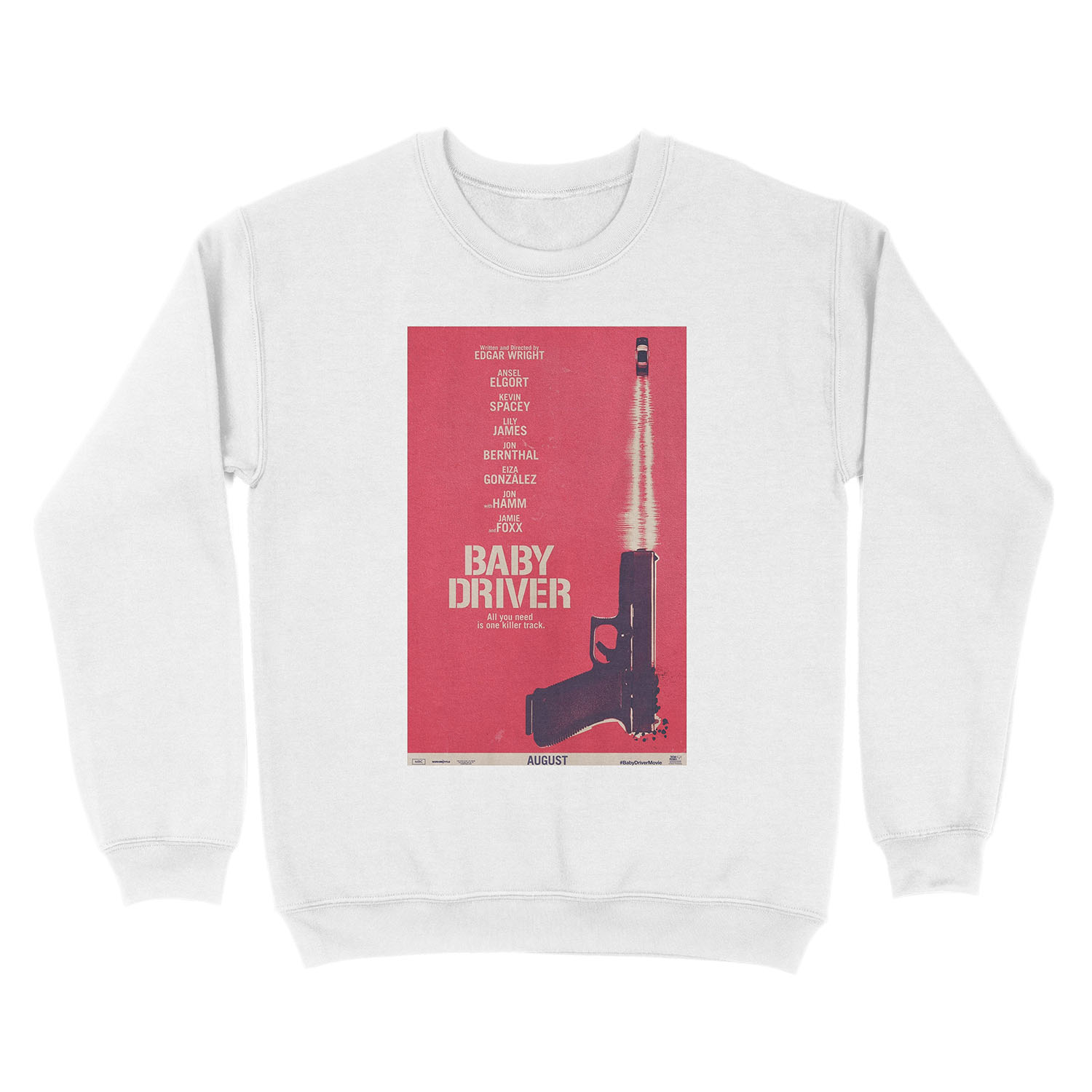 Baby Driver Movie Unisex Crewneck Sweatshirt - Image 2