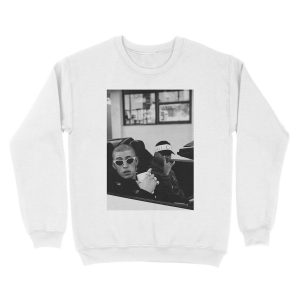 Alternative view of Bad bunny car Unisex Crewneck Sweatshirt