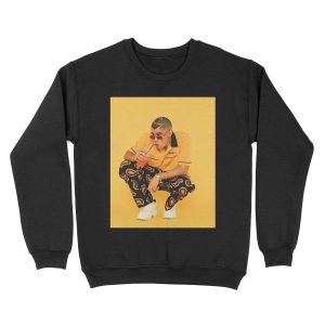 Bad Yellow Bunny Unisex Crewneck Sweatshirt