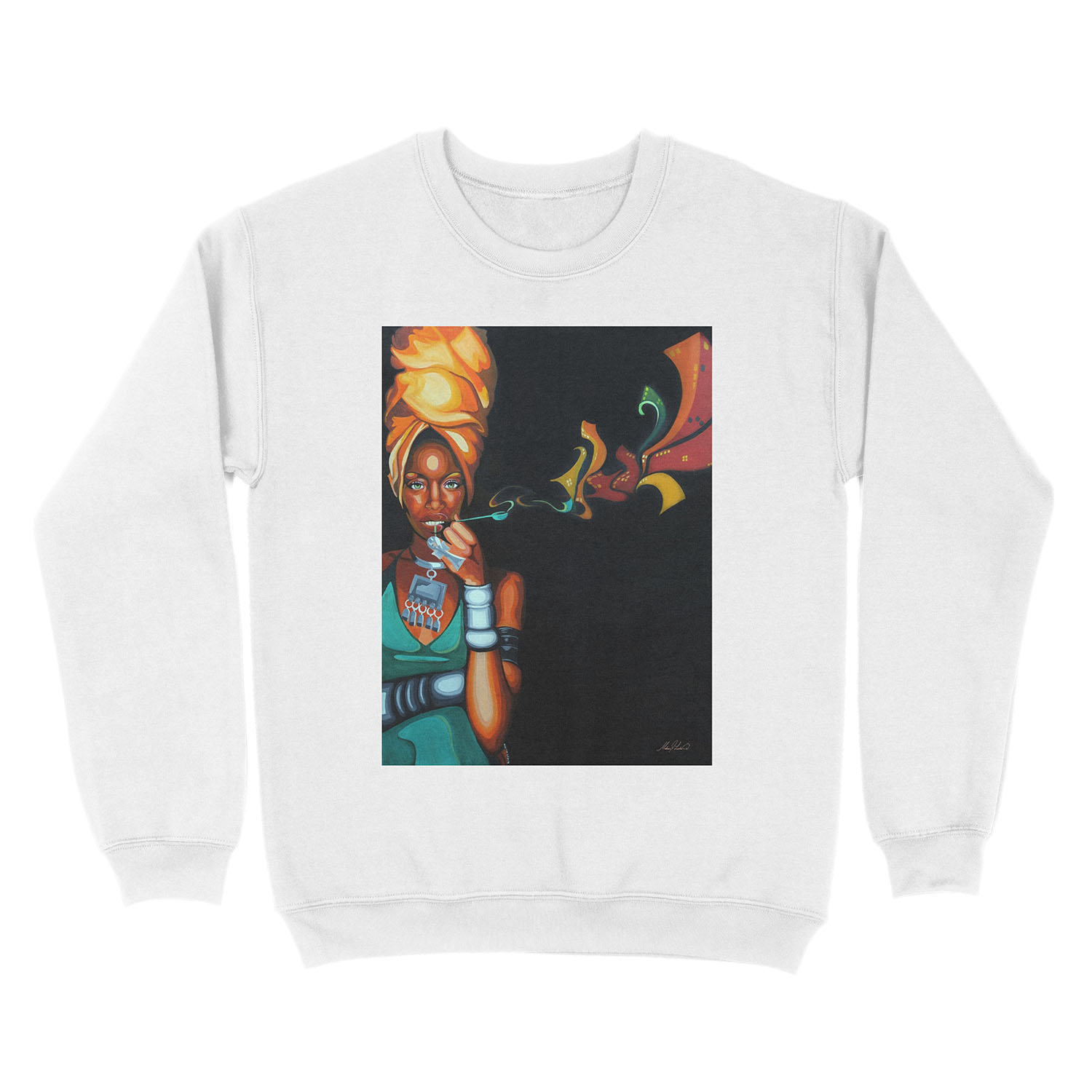 Badu Unisex Crewneck Sweatshirt - Image 2