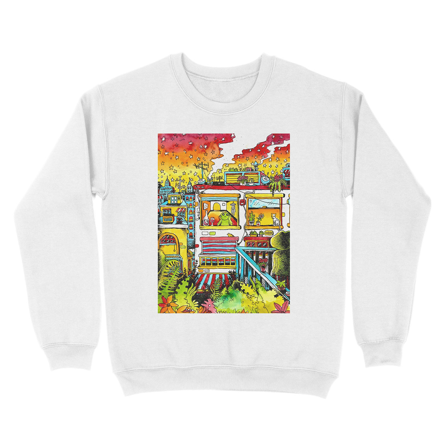 Balcony Unisex Crewneck Sweatshirt - Image 2