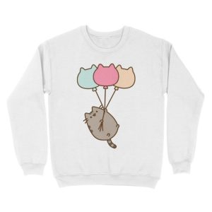 Alternative view of Balloon Cat Unisex Crewneck Sweatshirt