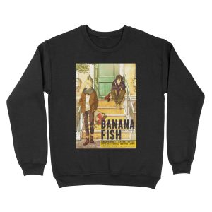 Banana Fish Anime Unisex Crewneck Sweatshirt