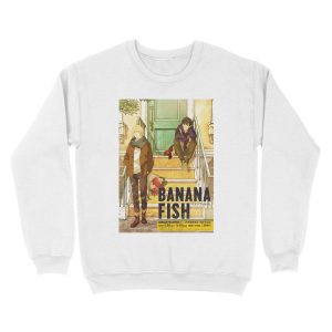 Alternative view of Banana Fish Anime Unisex Crewneck Sweatshirt