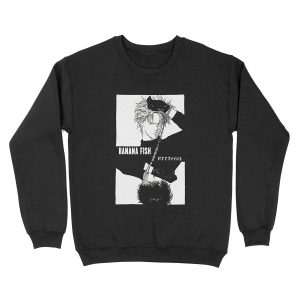 BANANA FISH - Chains B/W Unisex Crewneck Sweatshirt