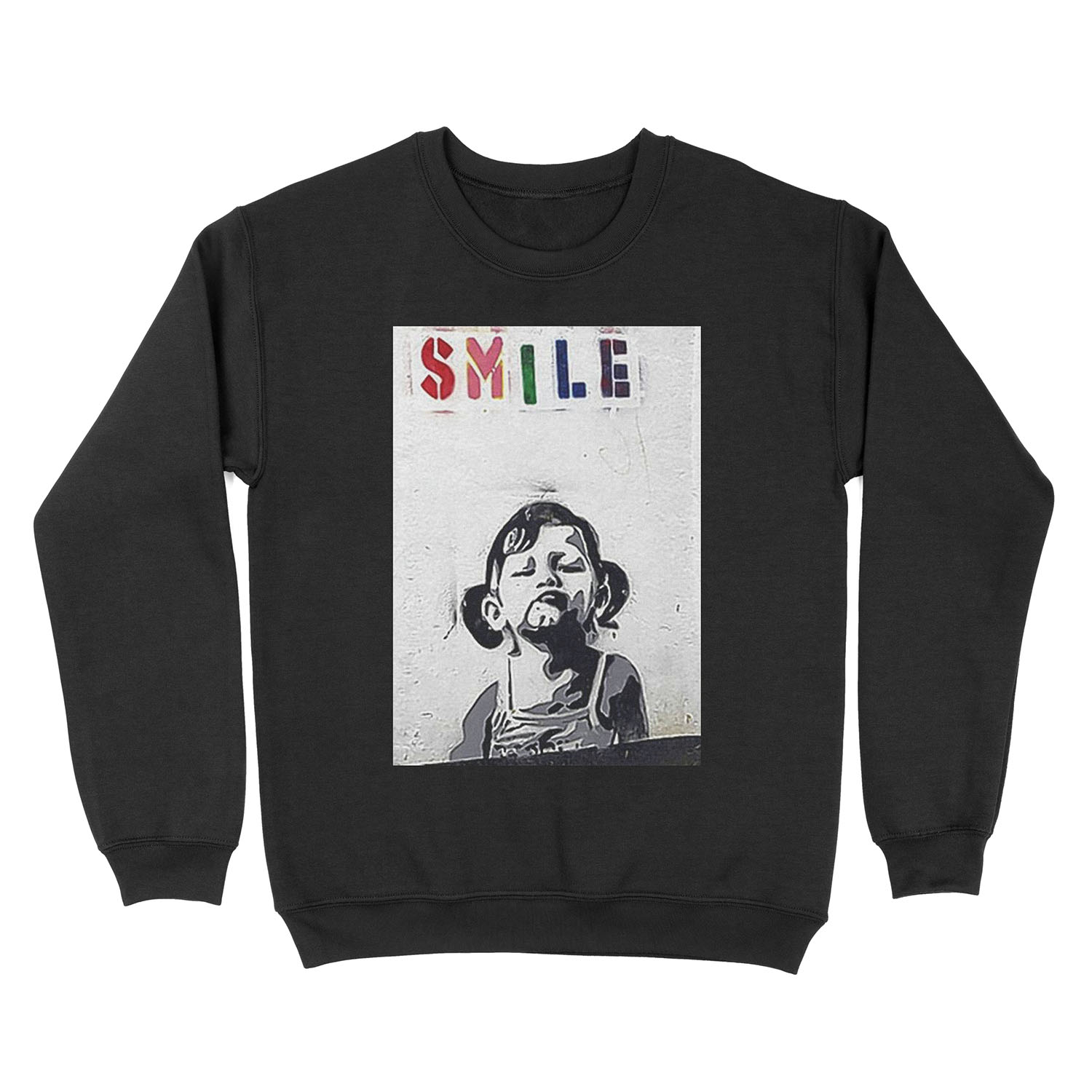 Banksy Unisex Crewneck Sweatshirt. Unisex Crewneck Sweatshirt