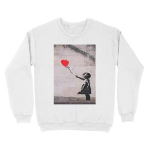 Alternative view of Banksy, Hope Unisex Crewneck Sweatshirt