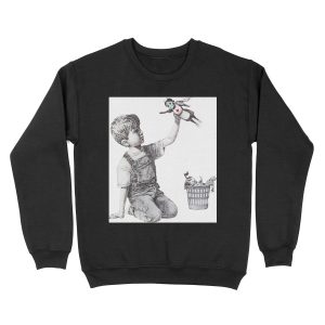Banksy tribute to nurses Unisex Crewneck Sweatshirt