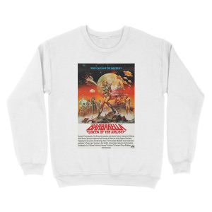 Alternative view of Barbarella, Queen of the galaxy Unisex Crewneck Sweatshirt